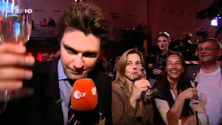 ZDF Heute Show Lutz van der Horst und Carsten van Ryssen rocken auf den Wahlpartys in NRW in HD [upl. by Mayda]