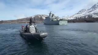 Frømandskorpset RHIB ved Grønland [upl. by Rizas814]