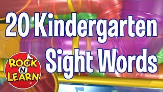 20 Sight Words for Kindergarten [upl. by Liagiba]