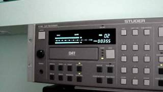 Studer D 780 DAT Recorder [upl. by Oicnanev]