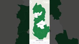 Seterra Mobile  Albania Counties in 6 seconds [upl. by Naldo]