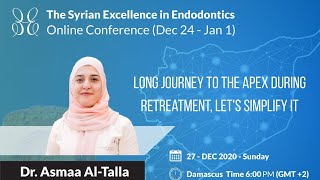 Long journey to the apex during retreatment lets simplify it Dr Asmaa Al Talla [upl. by Purvis]