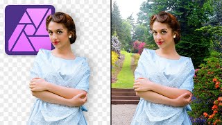 How to Change Backgrounds in Affinity Photo [upl. by Karlis]