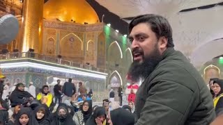 Jalen Zikr e Ali as sy Jalny walyHazri roza Imam Ali as Najaf Iraq [upl. by Nelrac]