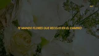 Fonseca  Te mando flores acústico letra [upl. by Fairfax]