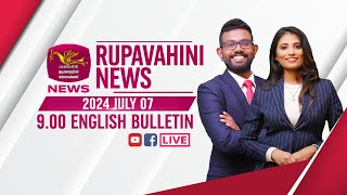 20240707  Rupavahini English News  900PM [upl. by Ahsital]