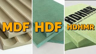 कोनसा Board है बेहतर। MDF vs HDF vs HDHMR  Properties Uses Prices strength Similarities [upl. by Drawets]