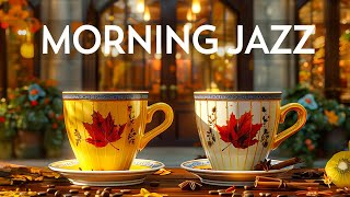 Morning Coffee with Autumn Smooth Piano Jazz Playlist amp Bossa Nova instrumental for WorkingStudying [upl. by Lejna851]