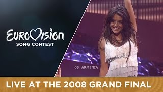 Sirusho  Qele Qele Armenia Live 2008 Eurovision Song Contest [upl. by Hpeosj806]