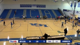 Boyle County at LCA  Boys HS Basketball [upl. by Kliman]