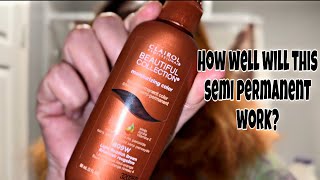 Going brown with Clairol semi permanent ￼￼ light reddish brown ￼ [upl. by Aliuqaj]