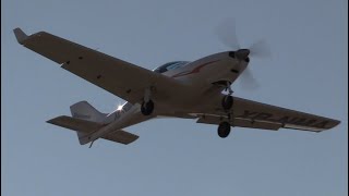 Lancair 360 Airplane Landing [upl. by Pantheas]