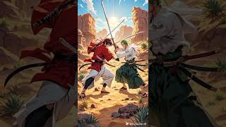 kenshin vs Zoro samuraix onepiece anime [upl. by Kress314]