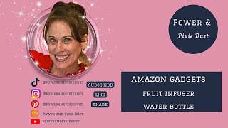 Amazon Gadget  Fruit Infuser Water Bottle [upl. by Enyal]