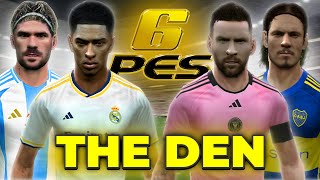 TUTORIAL y REVIEW del PARCHE PES 6 THE DEN 2024 ✅  Liga Argentina [upl. by Eulalia]