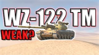 HOW TO PLAY WITH THE WZ122 TM  NEEDS A BUFF  World of Tanks Blitz [upl. by Heinrik]