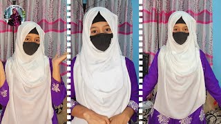 Effortless Everyday Hijab Tutorial  StepbyStep Guide  Marzias Hijab World [upl. by Allistir]