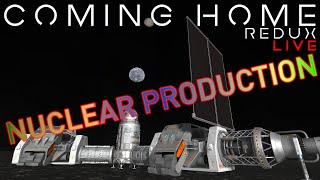 KSP Building a NUCLEAR PRODUCTION FACILITY OFFWORLD  Coming Home Redux  Livestream [upl. by Nylednarb]