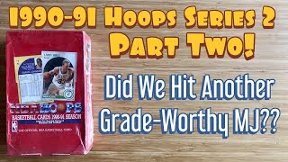 199091 NBA Hoops Basketball Series 2 Box Break  Part Two Did We Hit Another GradeWorthy MJ [upl. by Yetti554]