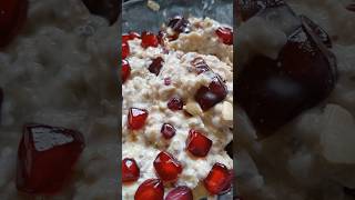 Overnight soaked oats for weight loss2 oatsrecipe oats weightloss weightlossjourney food [upl. by Gord]