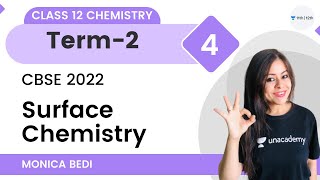 Surface Chemistry  L4  Term 2  Class 12 Chemistry  Monica Bedi [upl. by Alliuqaj]