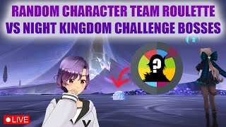 Genshin Impact Random character team roulette vs Natlan night kingdom challenge bosses [upl. by December]