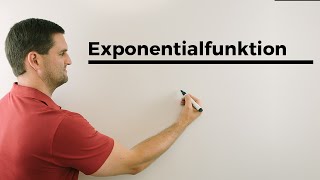 Exponentialfunktion aufstellen mit 2 Punkten Funktionsgleichung bestimmen  Mathe by Daniel Jung [upl. by Saffier613]