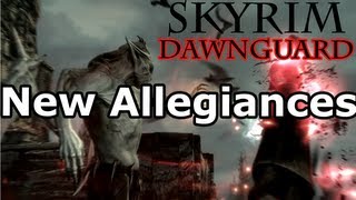 Skyrim New Allegiances Quest  Vampire Lord Dawnguard DLC [upl. by Akitahs281]