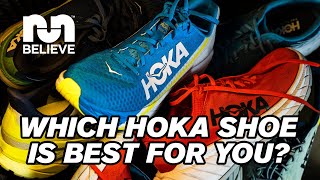 WHICH HOKA SHOE IS BEST FOR YOU  Full HOKA ONE ONE Lineup Review [upl. by Shaia581]