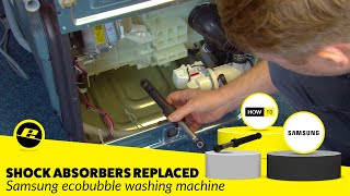 How to Replace the Shock Absorbers on a Samsung ecobubble Washing Machine [upl. by Minor]