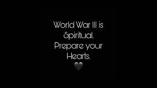 Worldwar3 is Spiritual Prepare your hearts Stay prayed up armor in Gods armor cover in 🩸 🐑 [upl. by Akirat]