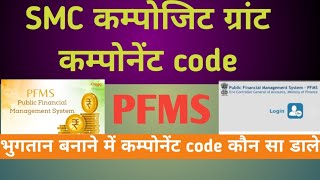 PFMS composite grant 202324 component code  कम्पोनेंट कोड component code pfms [upl. by Airdnaed894]