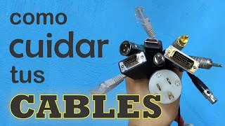 Como cuidar mis cables de audio video y AC [upl. by Norra]