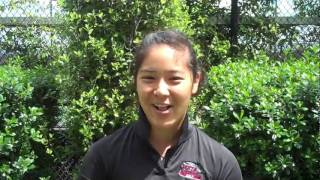 Miki Ueoka Santa Clara Womens Golf Interview [upl. by Elissa572]