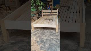 TESTING BED HEADBOARD woodworking wood shortvideo diy furnituredesign carpentry [upl. by Hnib137]