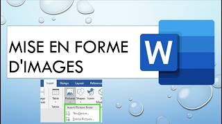 Mise en forme dimages dans Word [upl. by Ennis]