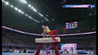 Weng Hao 2024 Chinese Individual Championships Pommel Horse Final [upl. by Nnylyam152]