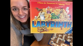 Ravensburger Labyrinth Board Game REIVEW Unique and incredibly fun Let me show you [upl. by Lowney]