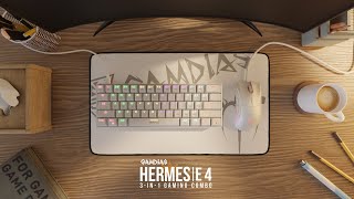 GAMDIAS HERMES E4 3IN1 COMBO  ELEGANT AESTHETICS BRILLIANT PERFORMANCE [upl. by Darill]