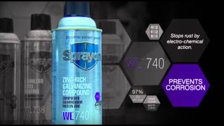 Sprayon WL740  Zinc Rich Galvanizing Compound [upl. by Jenni981]