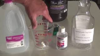 Make Homemade Fog Juice for Fog Machines [upl. by Leehar]