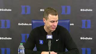 Duke coach Jon Scheyer speaks on loss against UNC [upl. by Aseena]