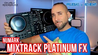 Numark Mixtrack Platinum FX Pruebas y Reviews en Español [upl. by Dlanar]