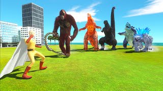 One Punch Man Saitama vs Every Kaiju  Animal Revolt Battle Simulator [upl. by Nittirb]