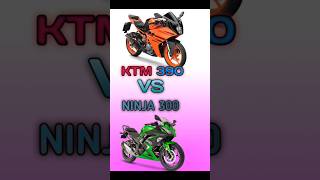 KTM 390 VS NINJA 300 ktm 390 ninja 300b shorts viralvideo [upl. by Iblehs93]