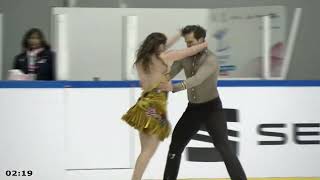 Christina CARREIRA  Anthony PONOMARENKO USA  2024 BUDAPEST TROPHY  FD [upl. by Adivad]