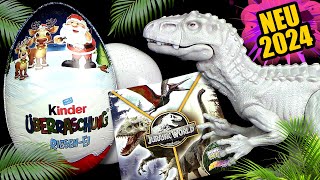 Kinder Überraschung ® Jurassic World ™ Riesen Ei 2024  Indominus Rex  Unboxing [upl. by Ajit]