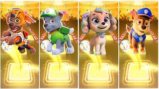 PAW Patrol  The Mighty Movie Marshall 😸 Coral 😸 Skye 😸 Chase ☄️ Tiles Hop EDM Rush [upl. by Namad831]