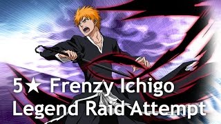 Frenzy Ichigo 5★ Nnoitra Legend Raid Bleach Brave Souls [upl. by Hannis]