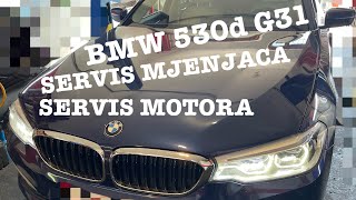 BMW 530d G31 SERVIS MJENJACA i MOTORA [upl. by Voccola]